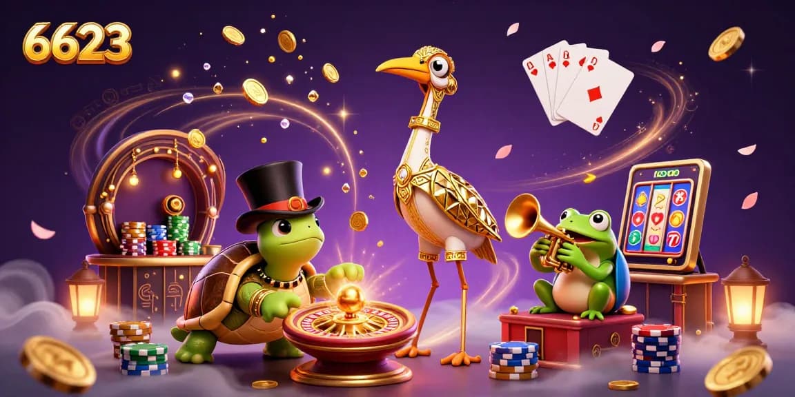Experience thrilling gameplay with 6623 as you spin the reels and win big in casino action.