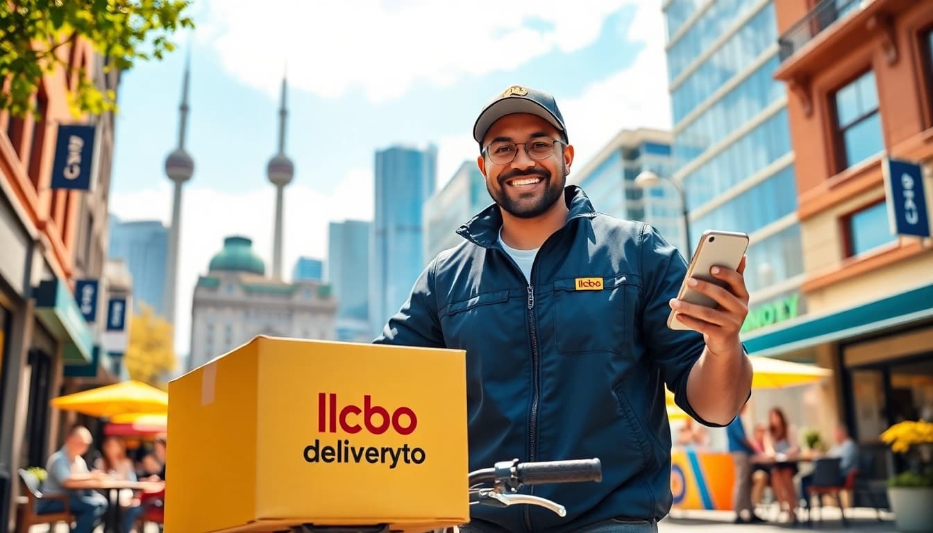 Experience lcbo delivery Toronto with a cheerful driver ready to deliver.