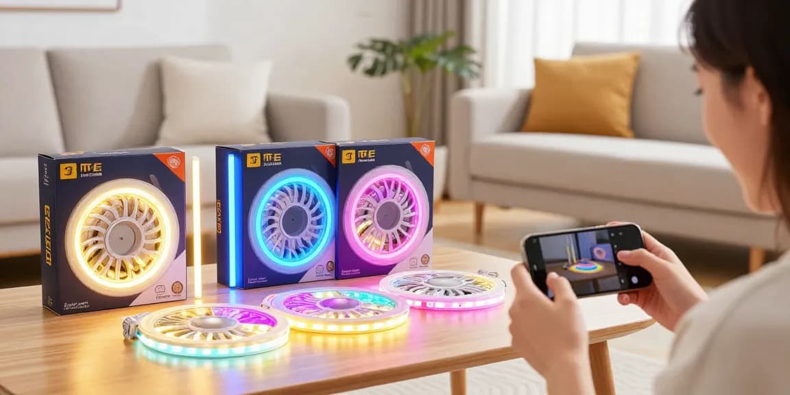 Banda led products showcased in an exciting online shopping experience for e-commerce buyers.