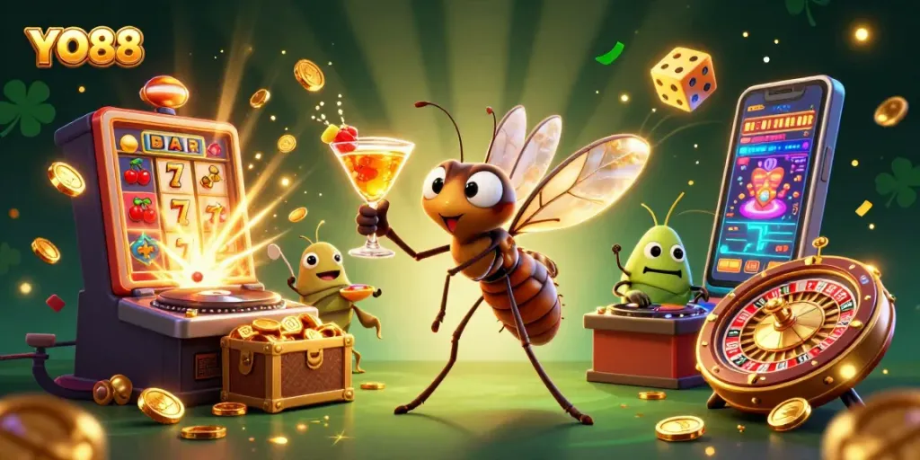 Experience thrilling gameplay with YO88's unique casino characters and dynamic gaming elements.