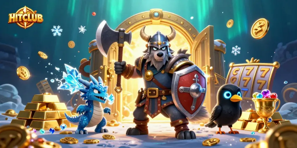Engage in thrilling gameplay at HITCLUB with immersive slot reels and captivating treasure.