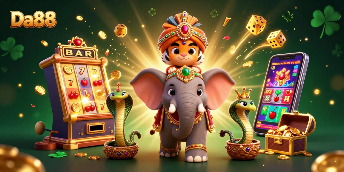 Experience thrilling jackpots and riches with Da88 in this vibrant casino scene.