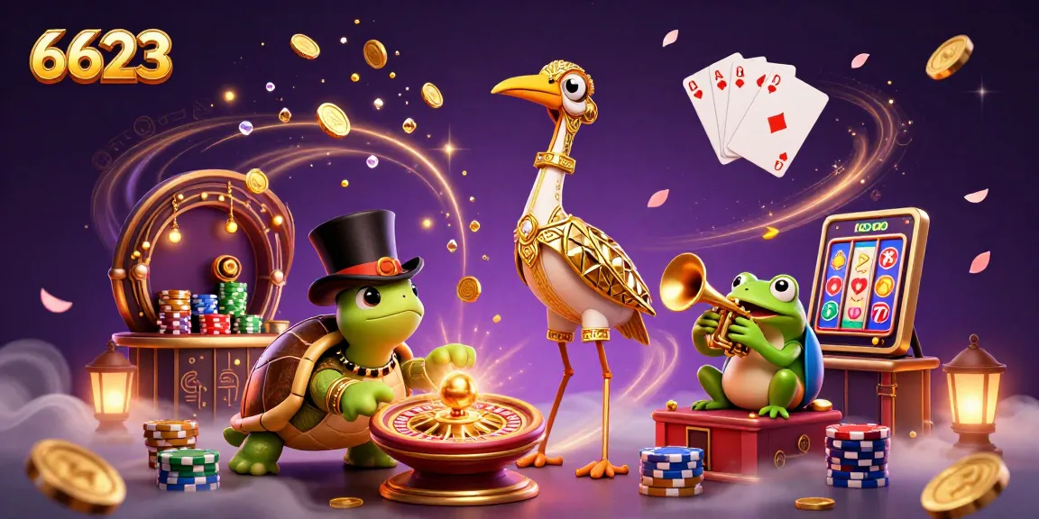Experience thrilling gameplay with 6623 as you spin the reels and win big in casino action.