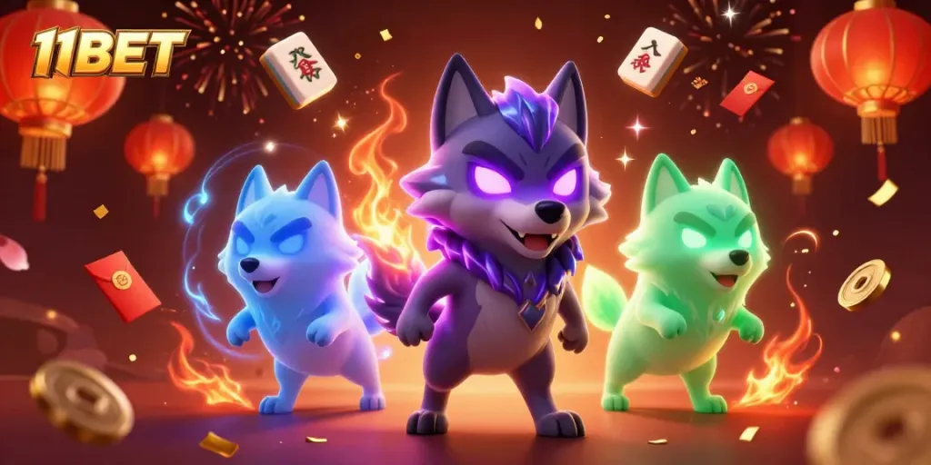 Engage with 11BET's thrilling casino experience featuring dynamic characters and exciting game elements.