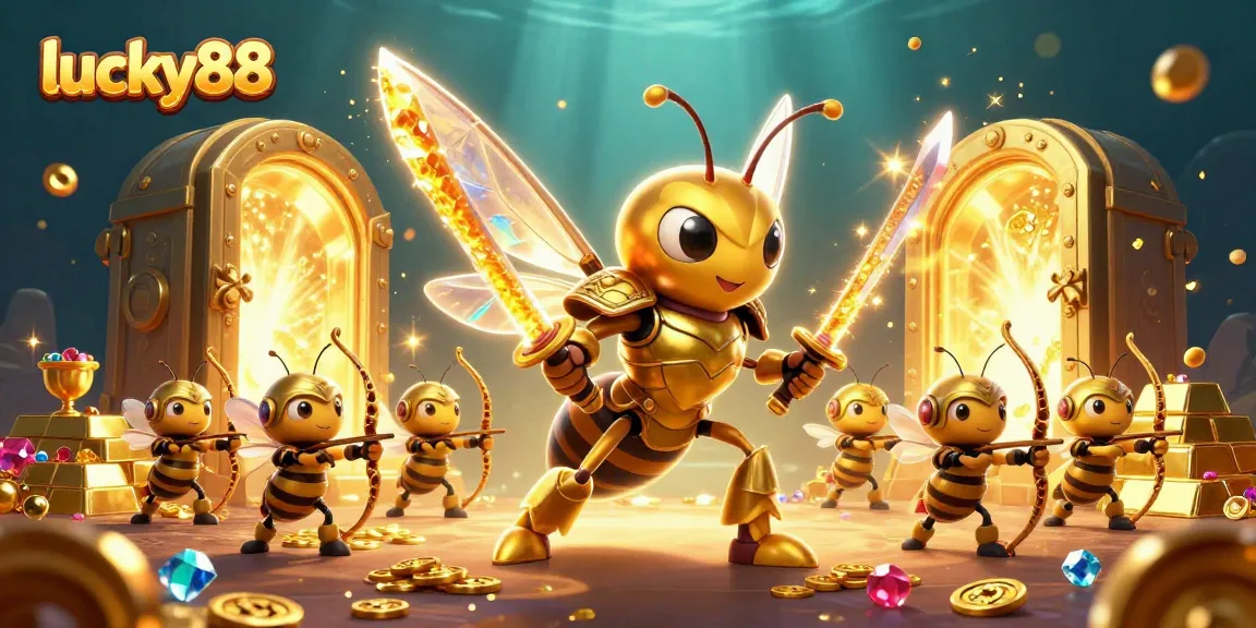 Experience thrilling gameplay with lucky88 in this vibrant casino-themed illustration.