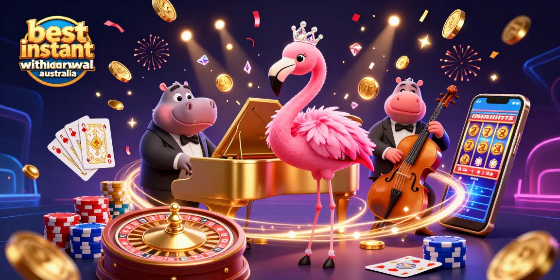 Experience thrilling gameplay at the best instant withdrawal casinos Australia with vibrant 3D casino scenes.